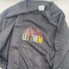T-Shirts mit DTF-Druck Brust (LET THEM)